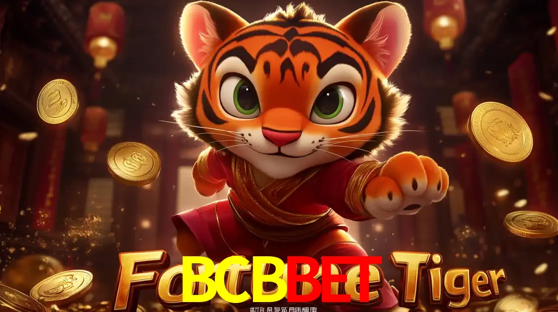 O carismático mascote do jogo de slot Fortune Tiger, um tigre fofo em pose de artes marciais, pronto para trazer sorte e multiplicadores de ganhos no cassino online BCBBET.